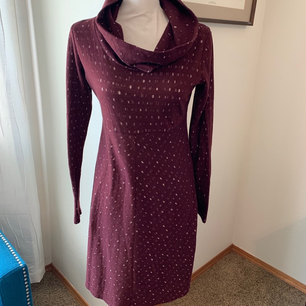 Aventura Wine Colored Dress